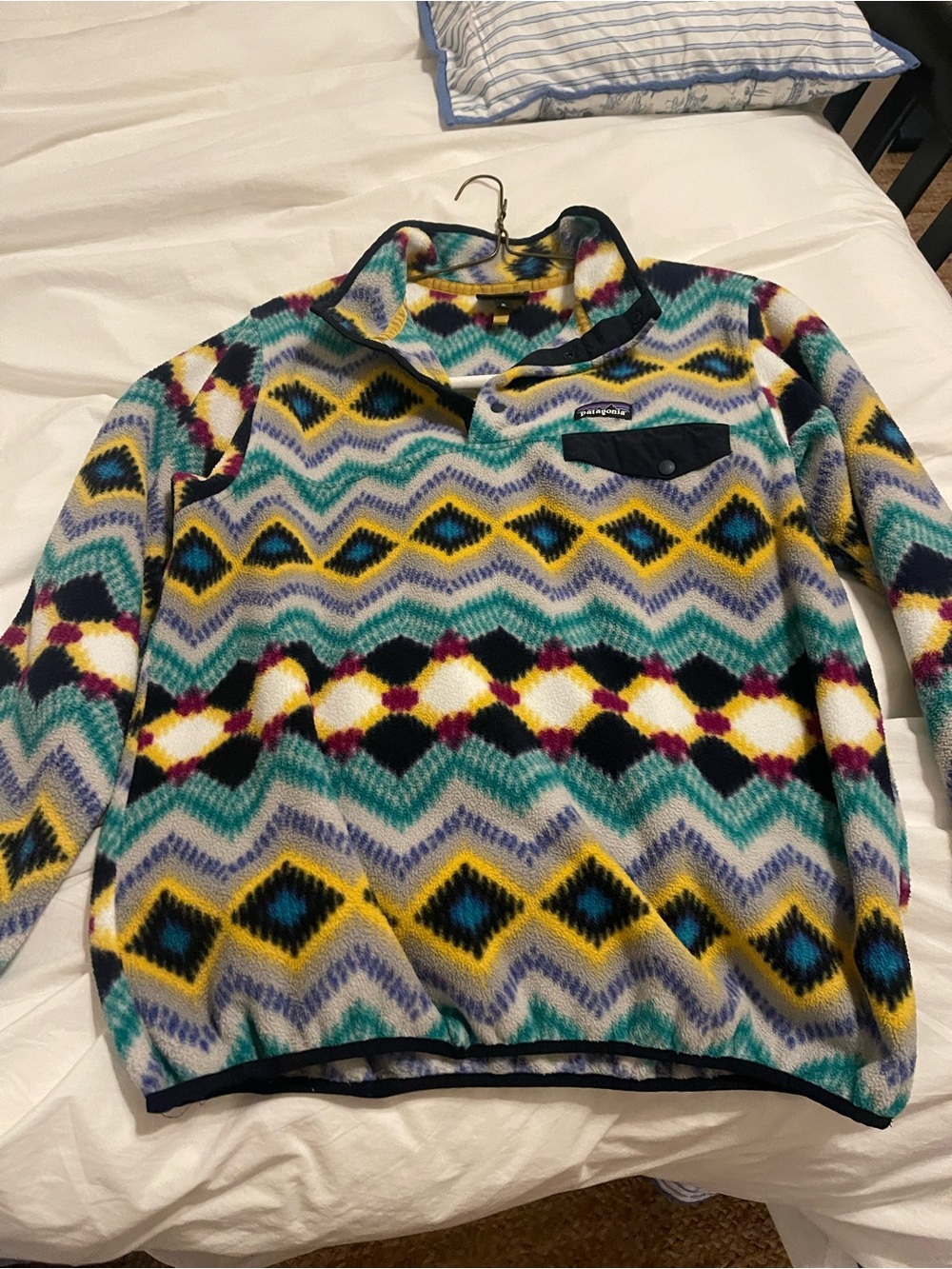 Patagonia Women’s Multi-Color Patterned Fleece Pullover